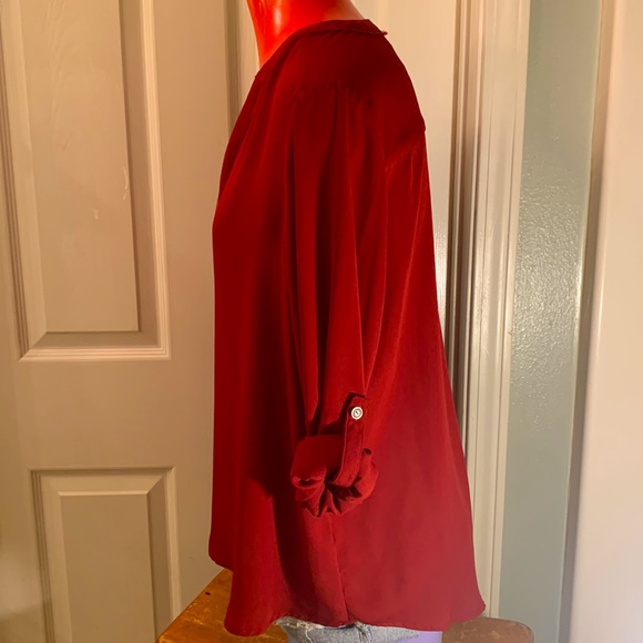 SIMPLY VERA VERA WANG Red Blouse - Picture 6 of 11